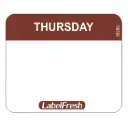 HACCP labels, Torsdag, 3x2,5cm, LabelFresh Easy, (pk á 1000 stk.)