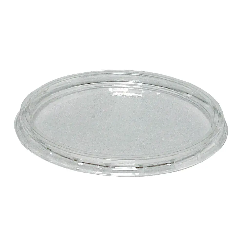 Låg, Ø9,5cm, klar, RPET, til bæger, (800 stk.)