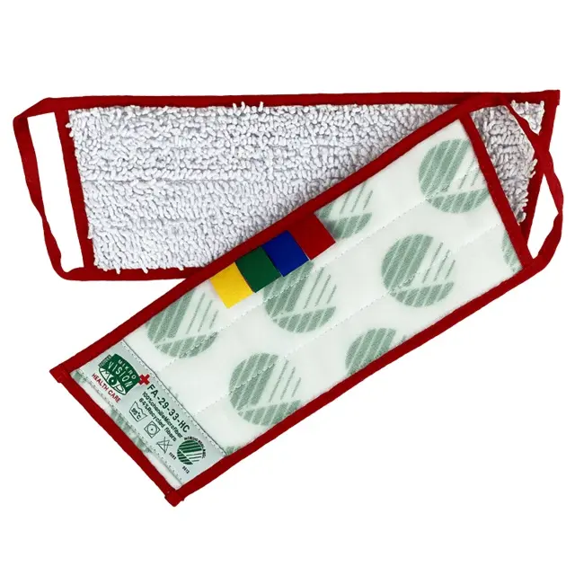 Kraftig mikrofibermoppe, 30 cm, NMF Mikro Vision Health Care, svanemærket, (5 stk.)