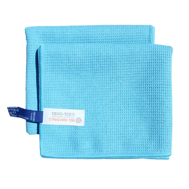 [44756] Fnugfri viskestykke, 40x70cm, blå, mikrofiber, OEKO-TEX, NMF Performance Towel, (1 stk.)
