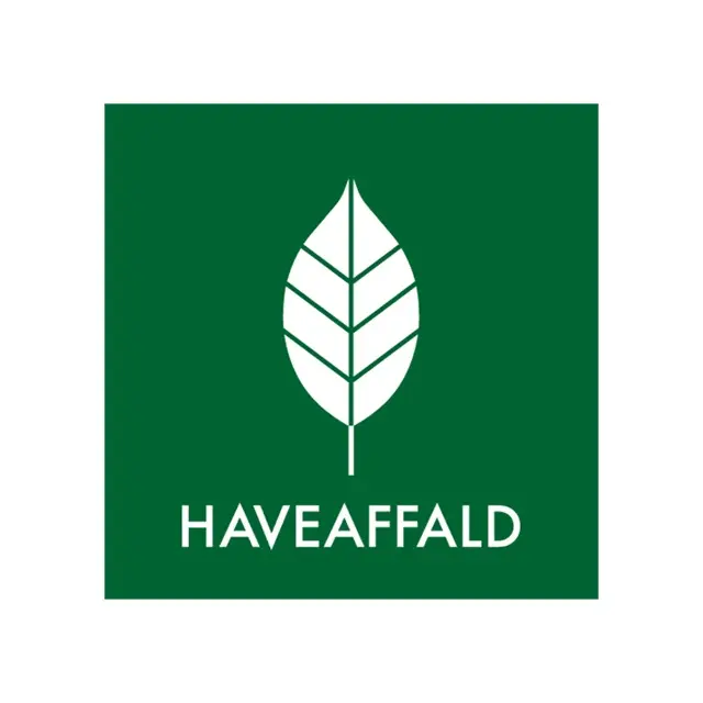 Affaldspiktogram - haveaffald, 15x15cm, NMF, (1 stk.)