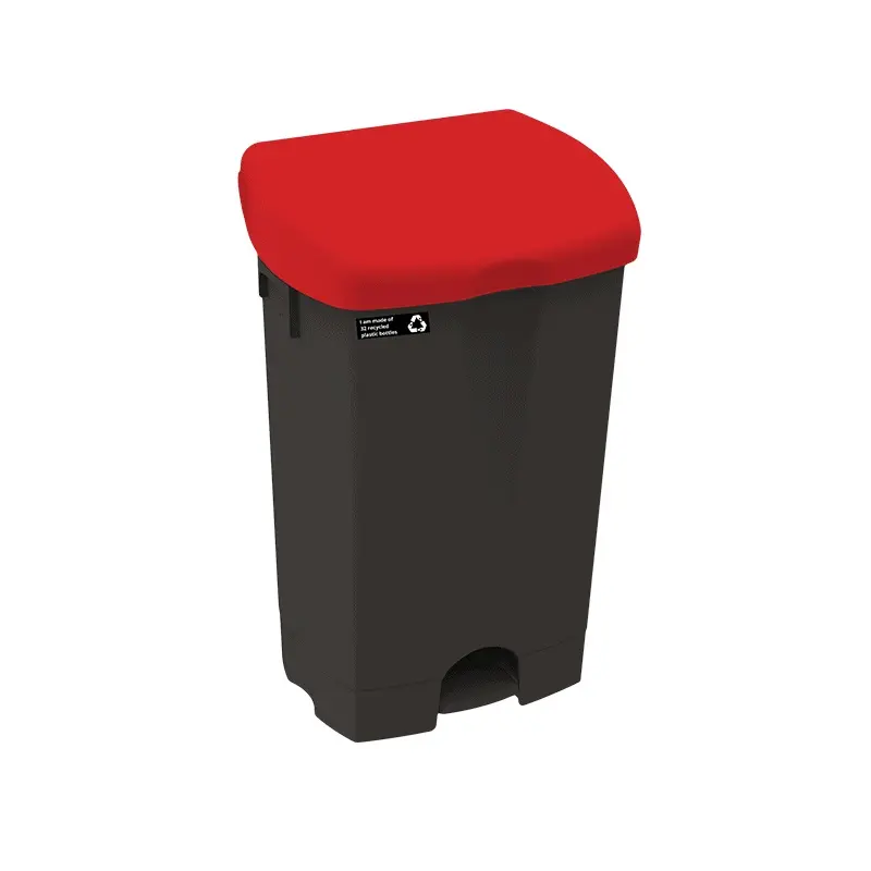 Pedalspand, 25 liter, rød, NMF NRW, (1 stk.)