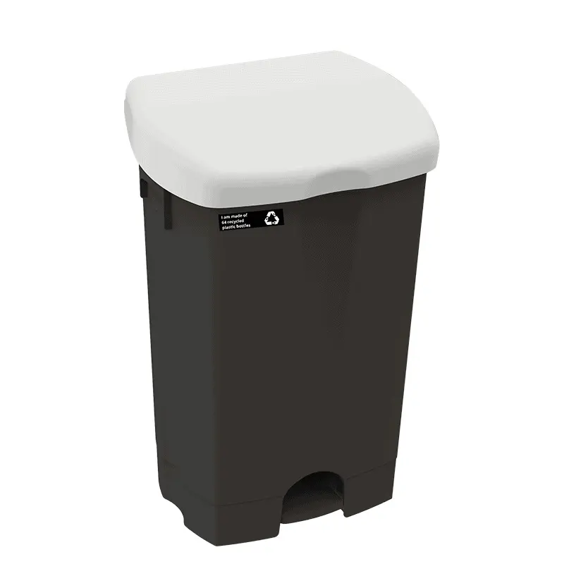 Pedalspand, 50 liter, hvid, NMF NRW, (1 stk.)