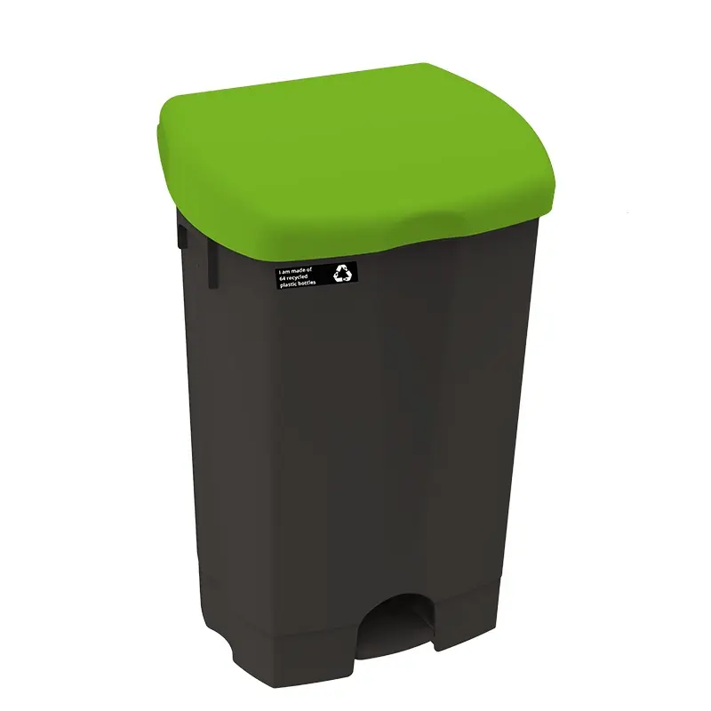Pedalspand, 50 liter, grøn, NMF NRW, (1 stk.)