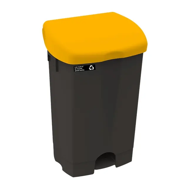 Pedalspand, 50 liter, gul, NMF NRW, (1 stk.)
