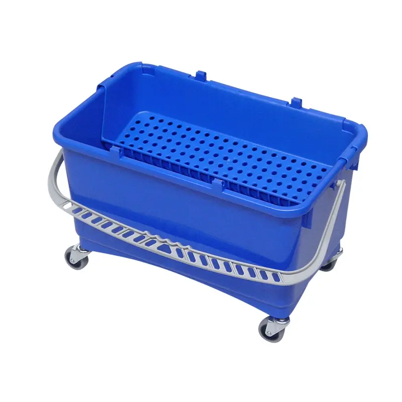 [44907] Komplet drypspand m/ rist & hjul, 28 liter, 32x57x35,5 cm, NMF, (1 stk.)