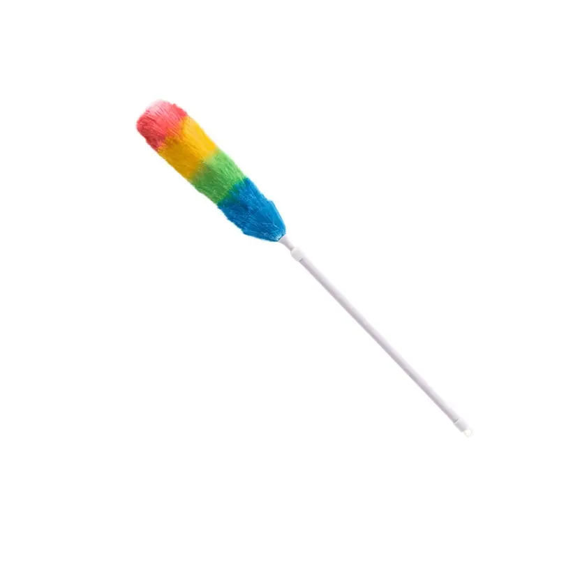 Afstøver med teleskopskaft, nylon, 80-120cm, multifarvet, NMF, (1 stk.)