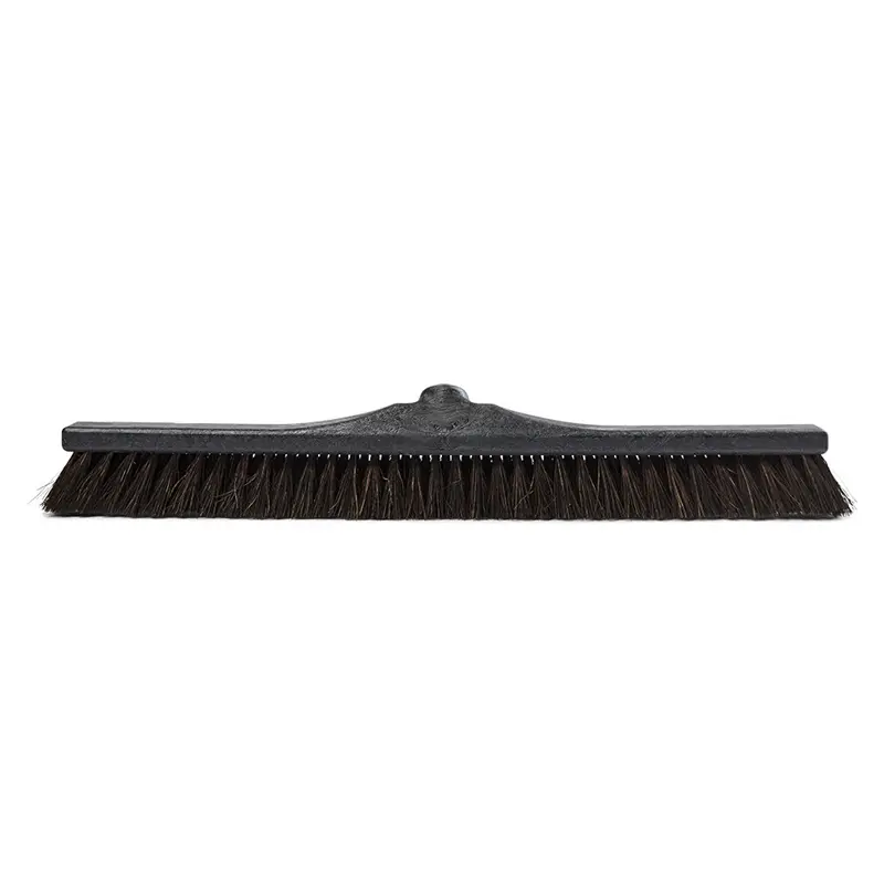 [44944] Værkstedskost med supergevind & stive arenga børster, 60 cm, sort, (1 stk.)