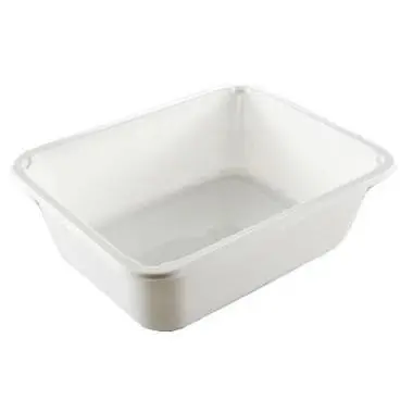 Bakke, 1-rum, 2227-1O, 1965ml, 22.7x17.8x7cm, CPET, Hvid, (216 stk.)