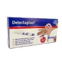 Detekterbare plastre, vandtætte, 120x120mm, blå, Detectaplast, (pk á 100 stk.)