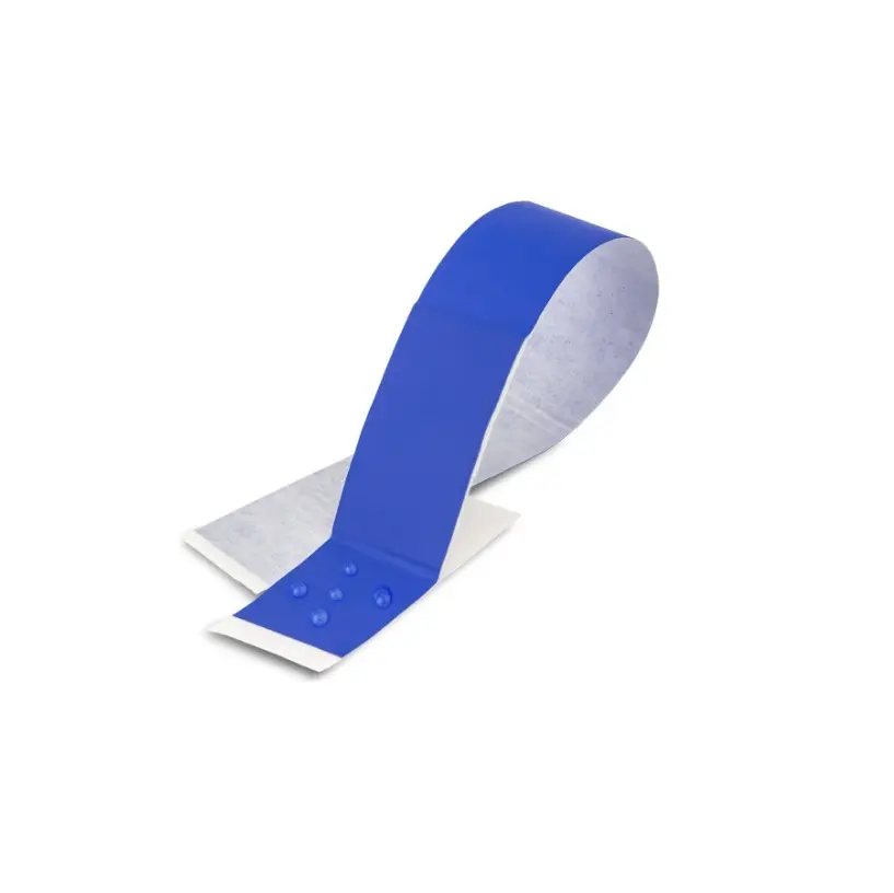 X-ray detekterbare plastre, vandtætte, 180x20mm, blå, Detectaplast, (pk á 100 stk.)