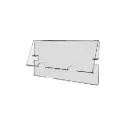 Væghængt plasterdispenser, klar, Detectaplast Tear & Wear, (1 stk.)