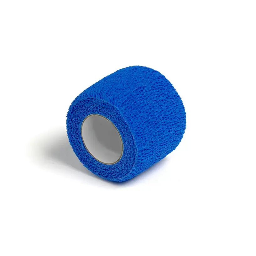 [45642] Selvklæbende bandage, blå & detekterbar, 2,5cm x 4,5m, Detectaplast, (48 stk.)