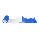 Selvklæbende bandage m/ pad, blå & detekterbar, 8x12cm, Detectaplast, (1 stk.)
