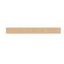 Brune elastiske plastre, 180x30mm, enkeltpakkede, Protectaplast, (50 stk.)