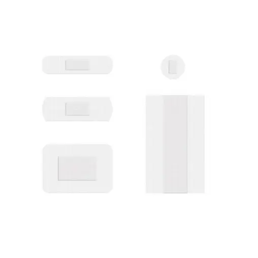 [45717] Allergivenlige plastre, 5 størrelser, sensitiv, Protectaplast Soft, (50 stk.)