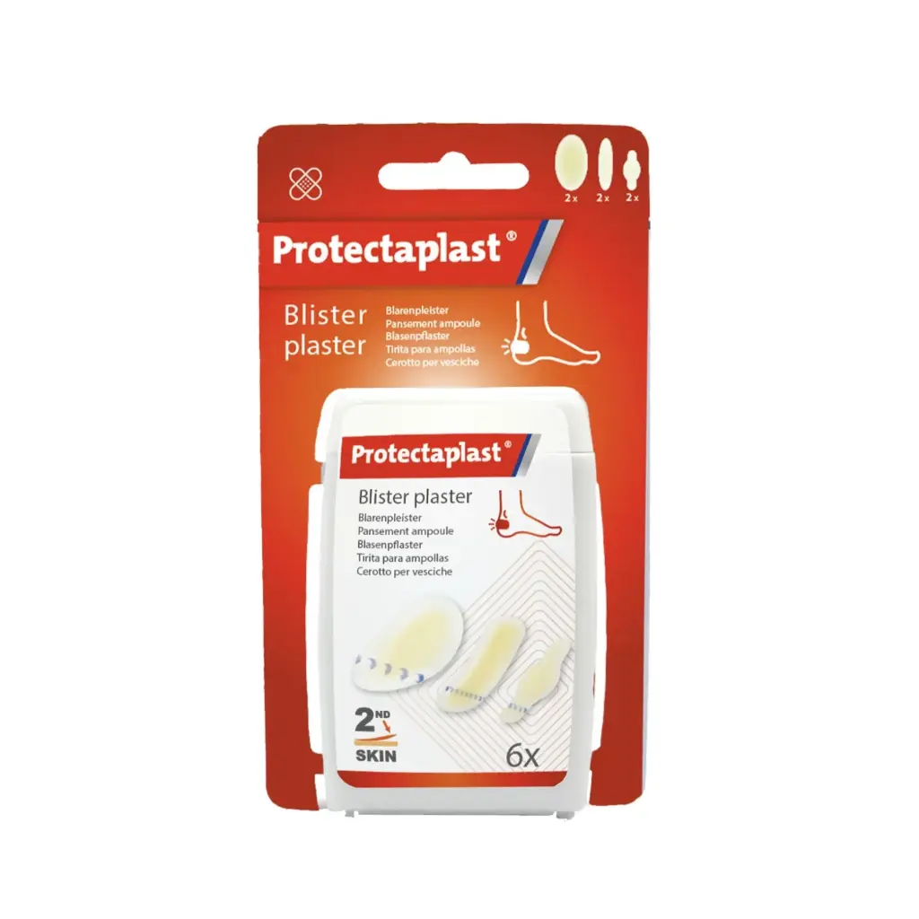 [45726] Vabelplaster-pakke m/ 2 x 70x45mm, 2 x 20x60mm, 2 x 18x48mm - Protectaplast, (6 stk.)
