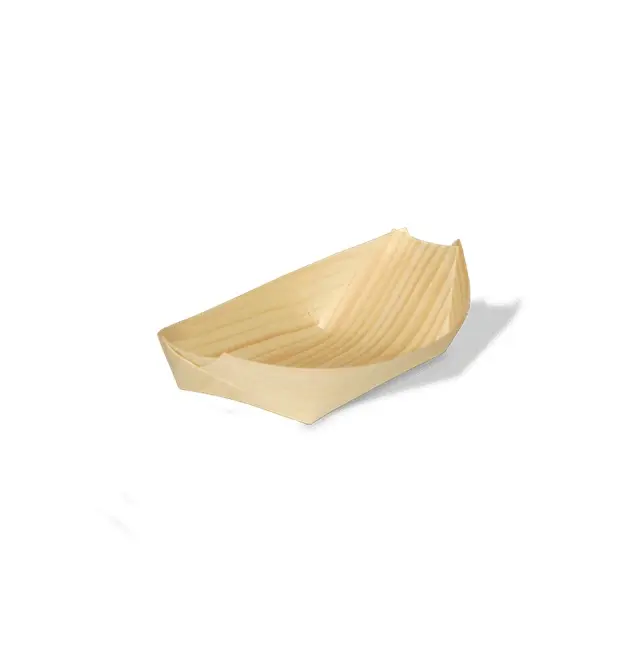[45761] Træbåd til mad, 17 cm, (1000 stk.)