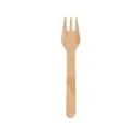 Trægaffel, mini, 9cm, natural, Silva, Duni, (1000 stk.)