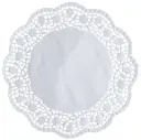 Kagepapir, Ø20cm, hvid, papir, udhugget, rund, (5000 stk.)