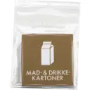 Blandet pakke af piktogrammer til affaldssortering, 6x6cm, sampak, (pk á 10 stk.)