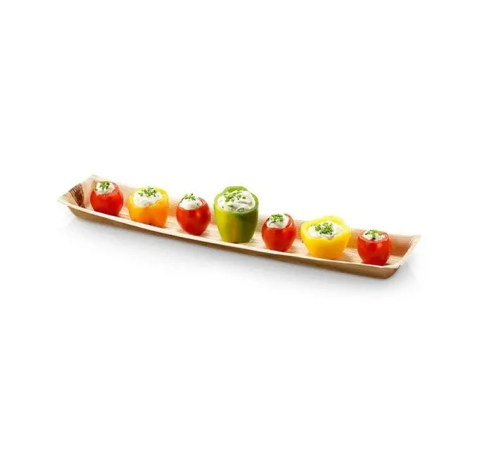 [46446] Palmebladsfad, 41x8,5x2,8cm, Svanemærket, Naturesse, (100 stk.)
