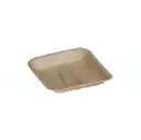 Palmebladstallerken, flad, 17x17x2,5cm, Svanemærket, Naturesse, (100 stk.)