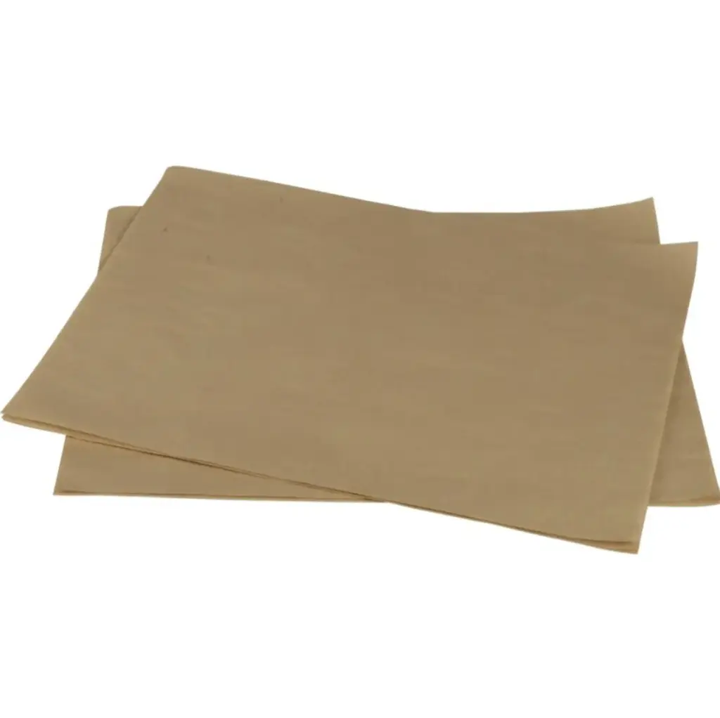 [46499] Burgerpapir, 30x40cm, brun, papir/PE, (500 stk.)