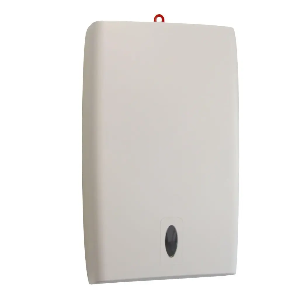Papirdispenser til håndklædeark, stor, D13.2xB30.5xH51.9cm, plast, hvid, Pristine, (1 stk.)