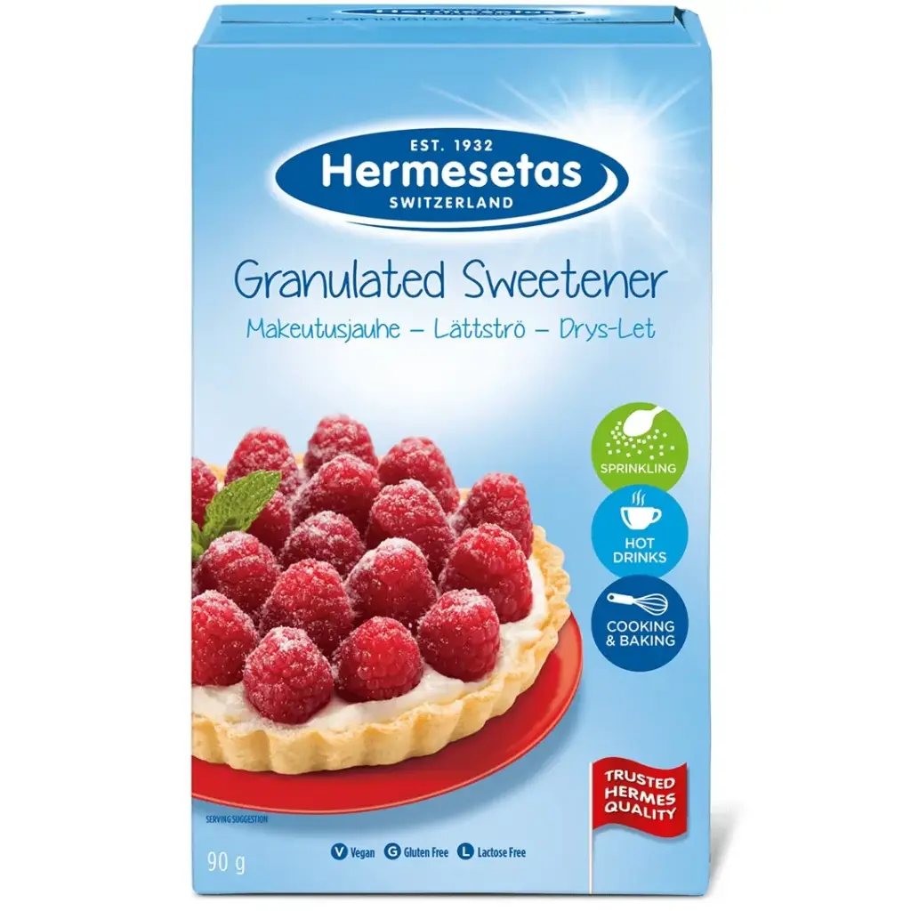 Sødemiddel, Hermesetas, Drys-Let, 90g, Boks, (1 stk.)