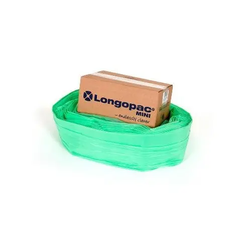 Slangepose, 60m, Bio komposterbar, grøn, industri, til Mini Ø357mm, Longopac, (1 stk.)