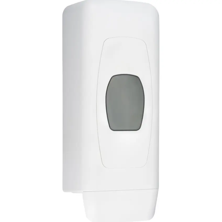 Sæbe- & spritdispenser, universel, 1000 ml, hvid, flydende eller gel, Classic Recycled, (1 stk.)