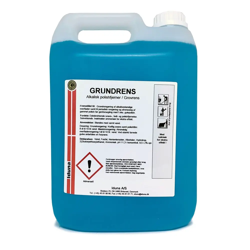 [46618] Grundrens med salmiak, Iduna, 5-liter, (1 stk.)