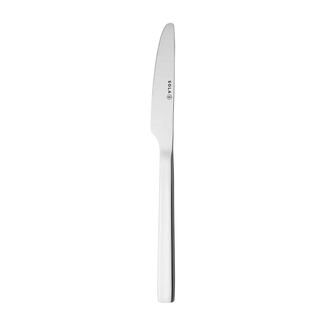 Bordkniv, GS-Basic, 18/0 rustfrit stål, L22,2cm, 75gr, monobloc, Amstel, SOLA, (12 stk.)