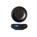 Skål, 100ml, Ø9,5x3cm, stentøj, sort, oval, YORU, (12 stk.)