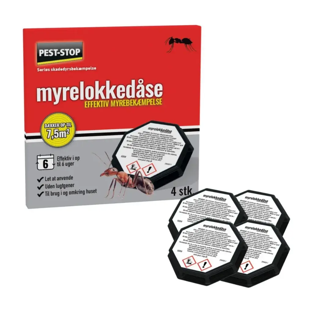[46690] Myrelokkedåser, Pest-Stop, 4-pak, Indendørs/Udendørs brug, (1 stk.)