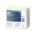 Engangsklud, mikrofiber, 1-lags, hvid, Premium, Tork 183700, (8 pk á 40 stk, 320 stk.)