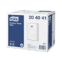 Hygiejnepose, 1L, B5, 13,5x25 cm, hvid, Tork 204041, (48 pk á 25 stk, 1200 stk.)
