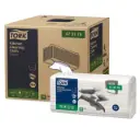 Aftørringsklud til køkken - allround, W4, 1-lags, Premium, hvid, Tork 473179, (4 pk á 75 stk, 300 stk.)