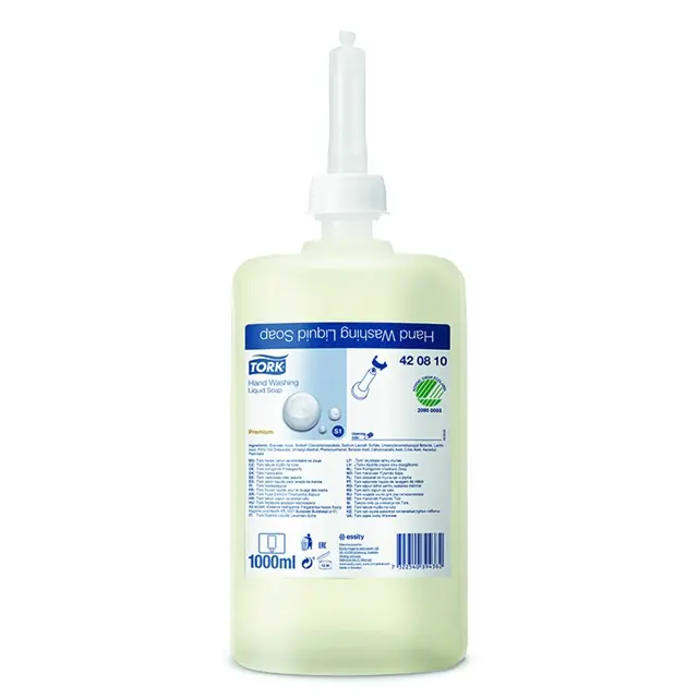 Flydende håndsæbe uden parfume og farve, S1, Premium, Tork 420810, (6 stk.)