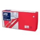 Frokostserviet, rød, blød, 33x33cm, 3-lags, Advanced, Tork 477861, (10 pk á 150 stk, 1500 stk.)