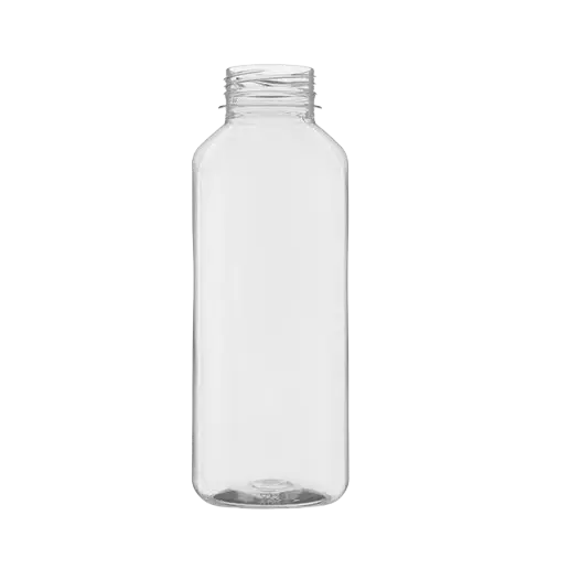[46805] Flaske, 500ml/38mm/24g, klar, PET, med semi-applied låg, BELLA 500, (110 stk.)