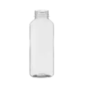 Flaske, 500ml/38mm/24g, klar, PET, med semi-applied låg, BELLA 500, (110 stk.)