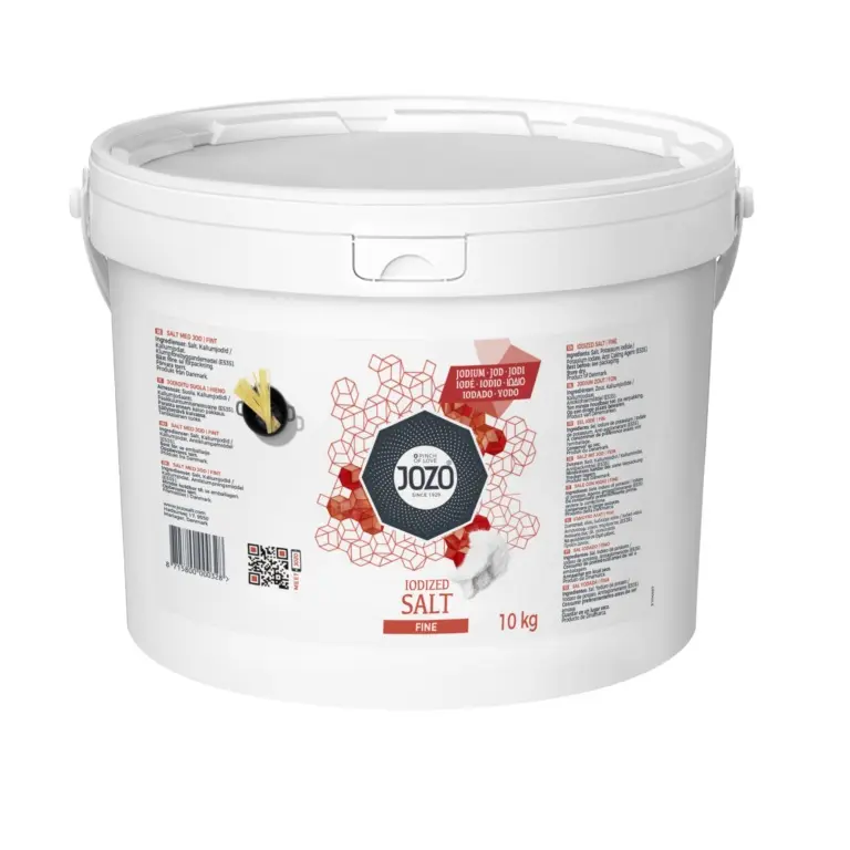 [46908] Fint bordsalt med jod, 10 kg spand, JOZO, (1 stk.)