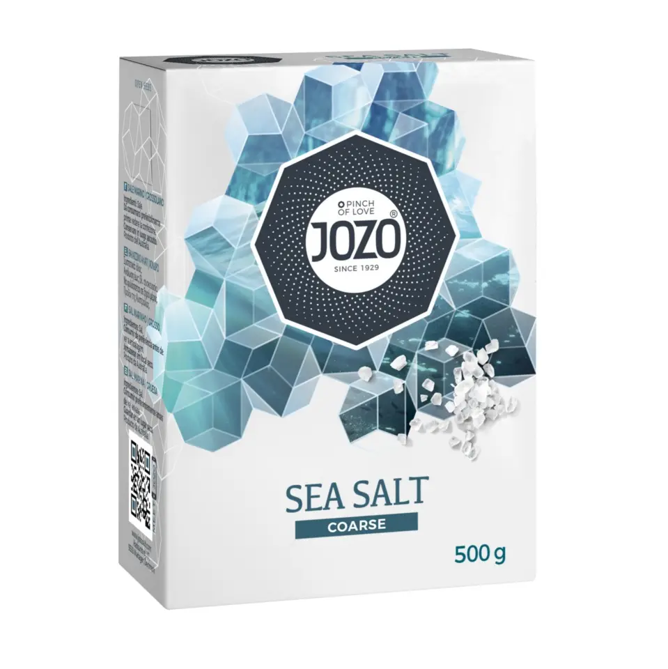[46917] Groft havsalt, 500g karton, JOZO, (10 stk.)
