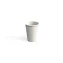 Genanvendeligt plastikkrus, 300ml, Ø9x11,5cm, PP, cremehvid, dobbelvæg, (48 stk.)