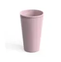 Genanvendeligt plastikkrus, 400ml, Ø9x14,5cm, PP, lyserød, dobbelvæg, (48 stk.)