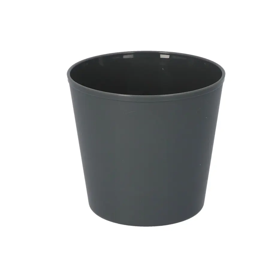 Genanvendeligt plastbæger, 750ml/26oz, Ø12x11cm, skiffergrå, PP, (48 stk.)