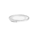 Fladt låg t/ 480/750ml genanvendeligt plastbæger, Ø13,1x7,5cm, PP, klar, (48 stk.)