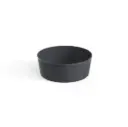Genanvendelig plastskål, 750ml, Ø16x6cm, PP, skiffergrå, (48 stk.)